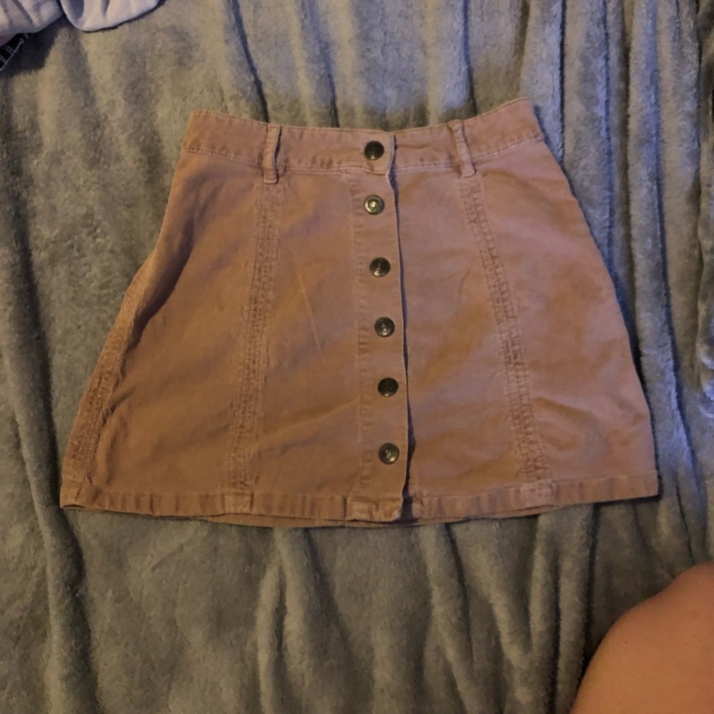 American Eagle Corduroy Buttoned Skirt